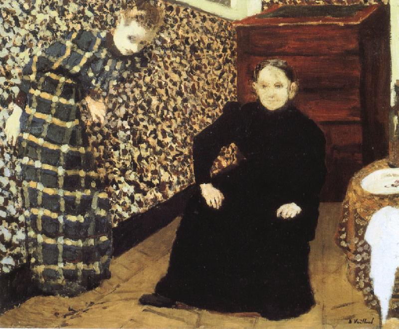 Edouard Vuillard The artist's mother and sister oil painting image